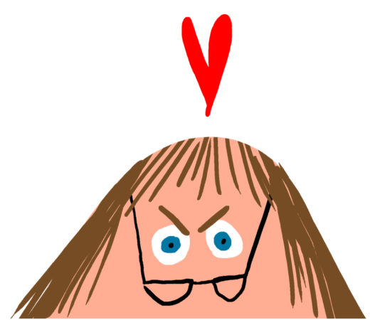 Person som peeker